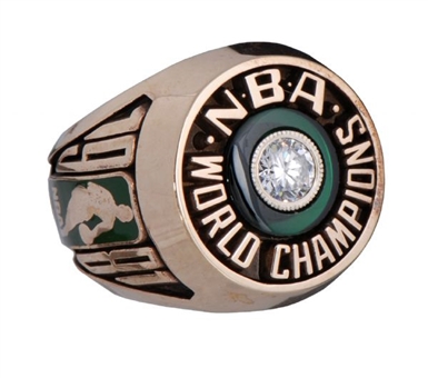 1981 Boston Celtics World Championship Salesmans Sample Ring - Larry Bird